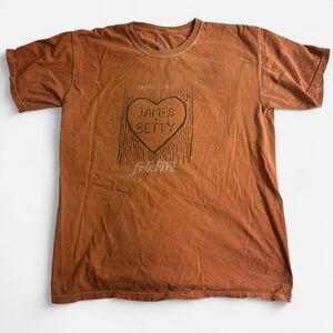Taylor Swift James + Betty Shirt, Folklore Album T-Shirt, Size Large